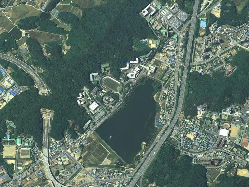 단국대학교 부지조성 조감도