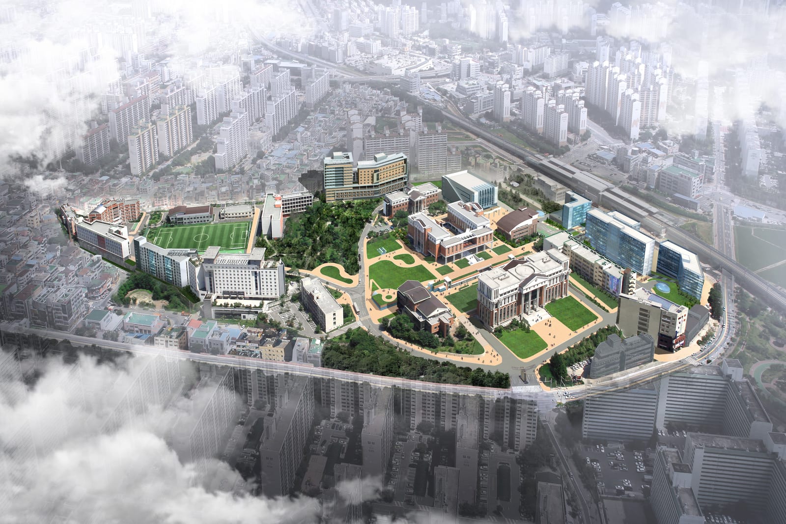 [교육연구시설] 나사렛대학교 부지조성 조감도